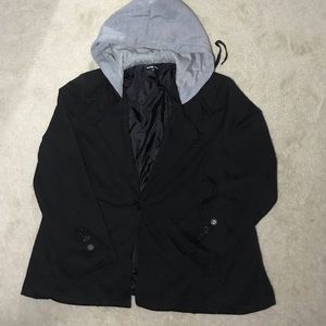 Charlotte Russe Plus Size Blazer/Hoodie Coat